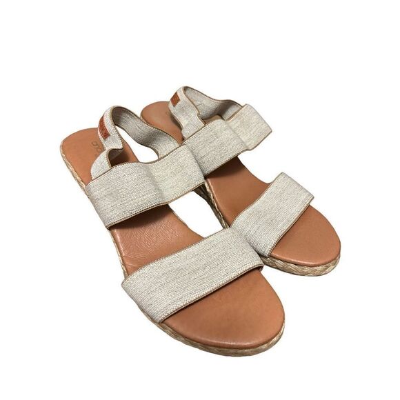 Andre Assous Womens‎ Allison Espadrille Wedge Sandals size 8.5 - Picture 1 of 8